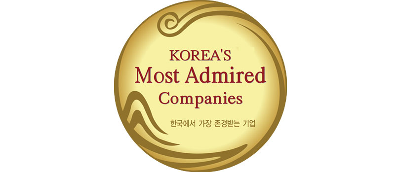 Top in the Most Respected Company in Korea