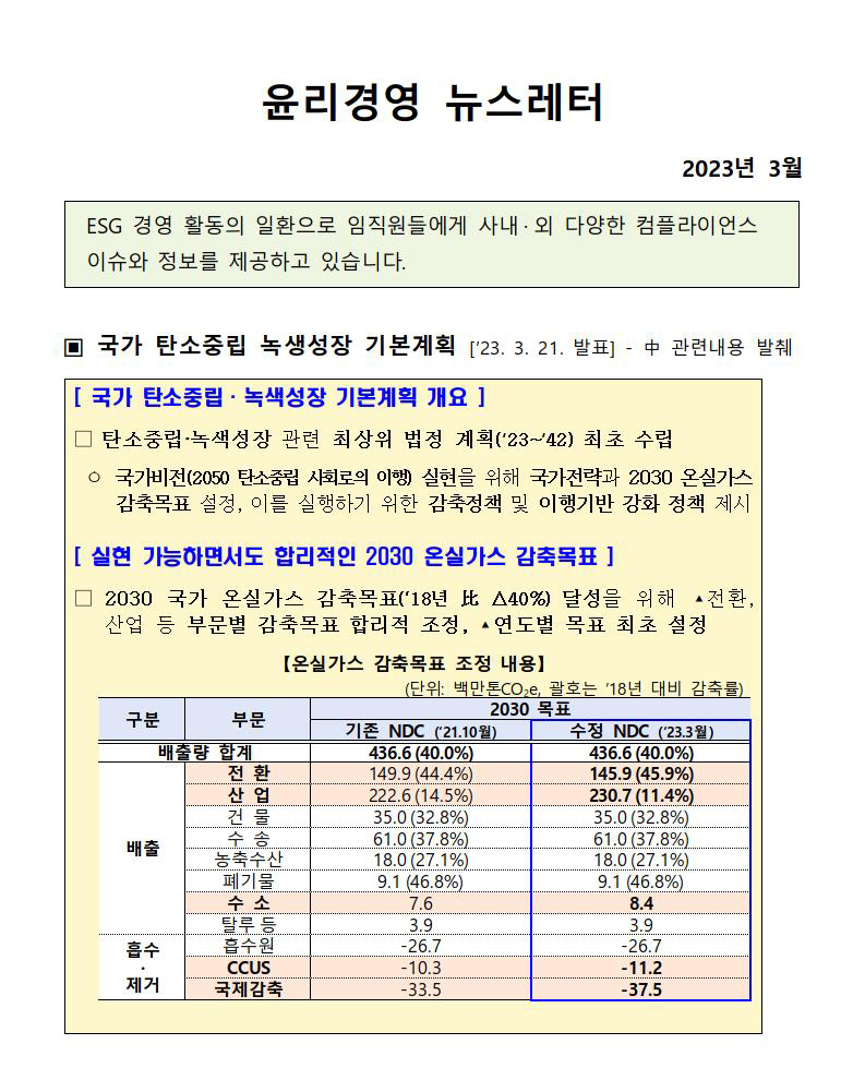 “윤리경영뉴스레터1”